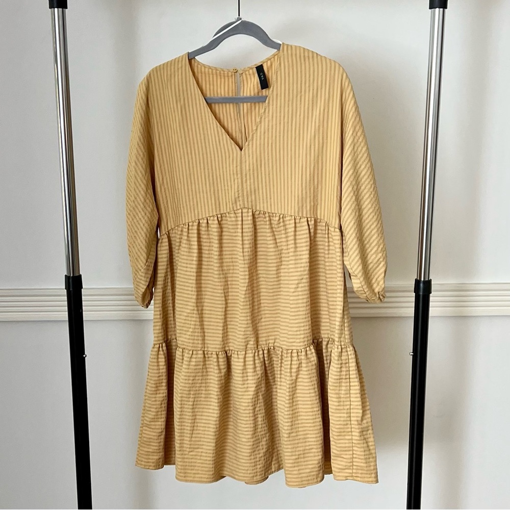 Y.A.S Striped Mini Dress Size S/M